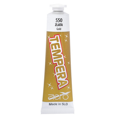 Boja tempera Aero 42ml tubica zlatna