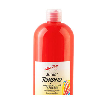 Boja tempera Aero junior 1l crvena