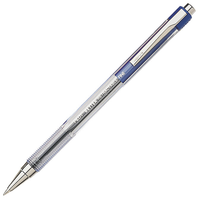 Pisalo kemični svinčnik Better retractable Pilot BP-145-F-L modra
