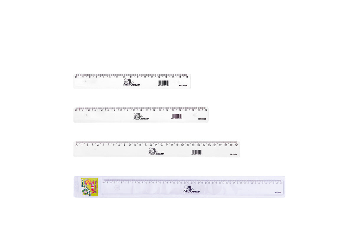 Ravnalo Jolly, 20cm, prozirno