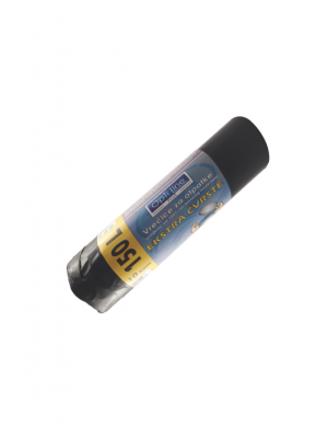Vreče za smeti 80x120, 150L, 10/1 LD črne