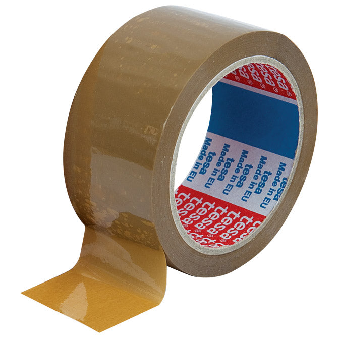 Lepilni trak 48mm/66m solvent Tesa 04263-00156-07 rjava