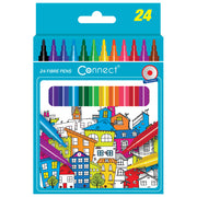 Šolski flomaster 24 barv Connect blister