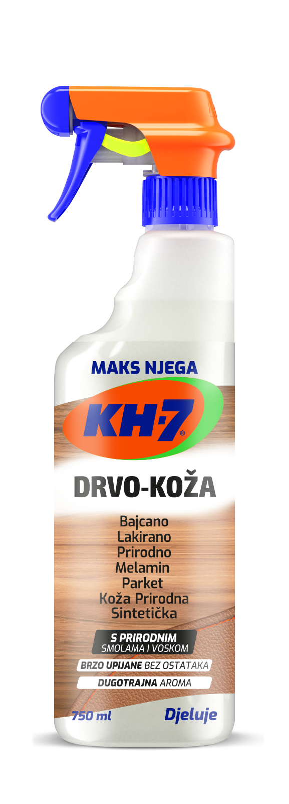 KH-7 drvo & koža 750 ml
