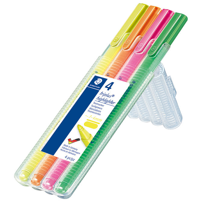 Signir 1-4mm neon Triplus Staedtler 362 SB4 4barve