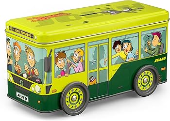 JOLLY ŠKOLSKI AUTOBUS, set školskog pribora u metalnom autobusu, 38 dijelova  LIMITIRANO IZDANJE
