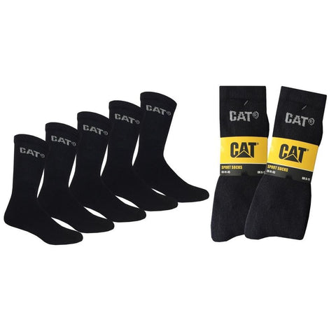CAT CAT MUŠKE SPORTSKE ČARAPE CRNE 41/45 5 PARI DYP12