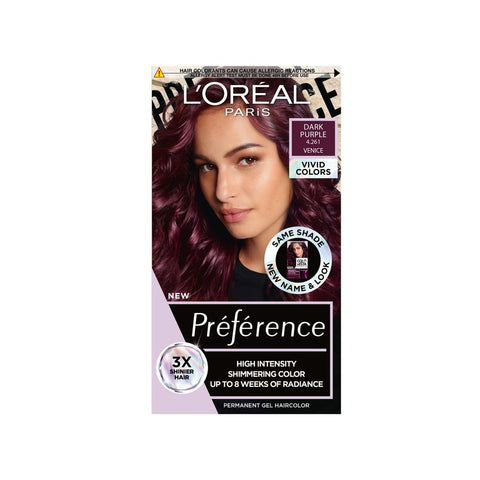 L&#39;Oreal Paris Preference Vivids 4.261 Dark Purple boja za kosu