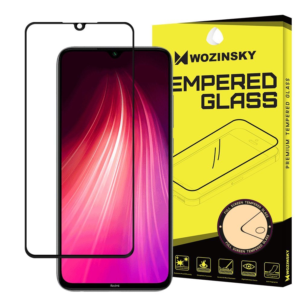 Kaljeno staklo sa okvirom za Xiaomi Redmi Note 8