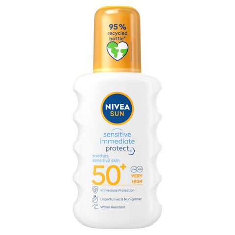 NIVEA SUN SENSITIVE IMMEDIATE PROTECT za umirenje kože SPF50+ 200 ml