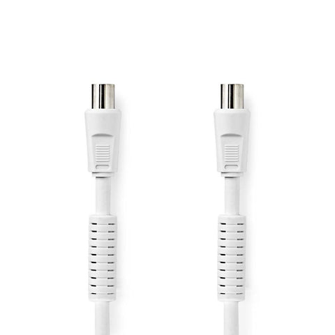 Kabel NEDIS CSGL40020WT150, antenski (M) na (Ž), bijeli, 15m, bulk