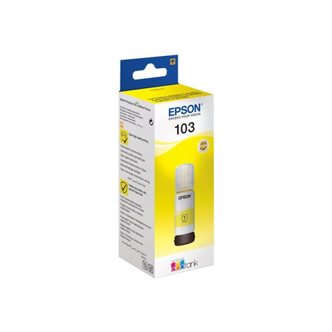 Tinta Epson 103, C13T00S44A, EcoTank, Yellow, ink bottle