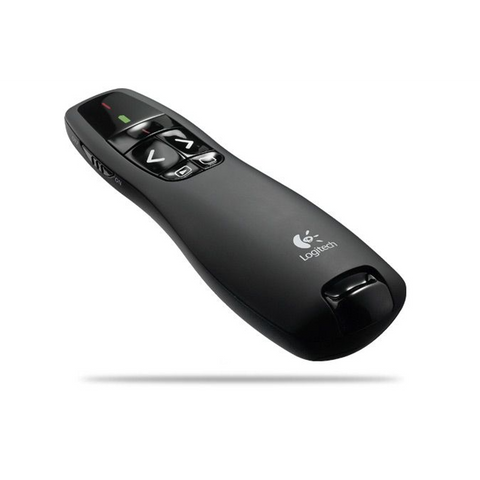 Prezenter Logitech R400, bežični, crna
