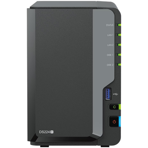 Synology DS224+ NAS Sustav, Tower, 2 utora za 3.5&#39;&#39; SATA HDD/SSD