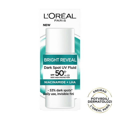 L&#39;Oreal Paris Bright Reveal UV fluid protiv tamnih mrlja 50ml