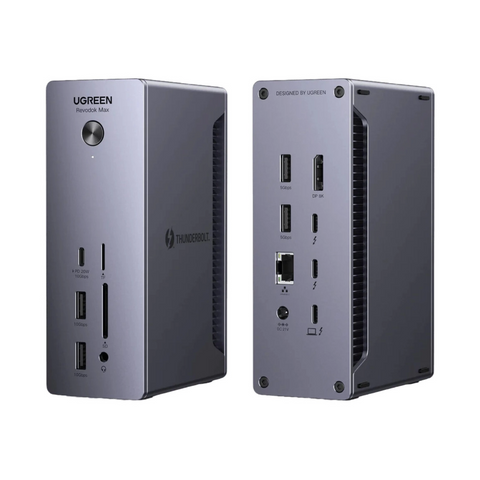 Docking station UGREEN Revodok Max 13u1, USB-C na DisplayPort, Thunderbolt 4, USB-C, RJ45, čitač kartica TF/SD, 3.5mm