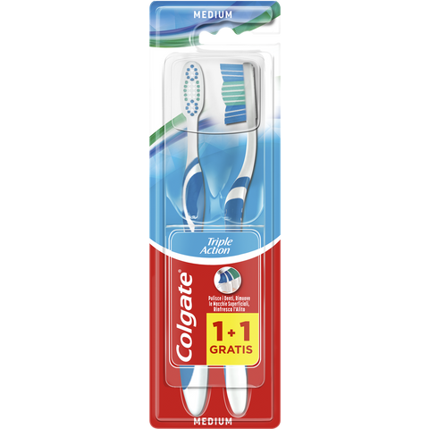 Colgate četkica za zube Triple Action 1+1