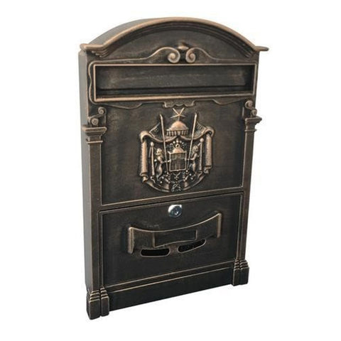 POŠTNI NABIRALNIK BRONZ 26x9x41cm