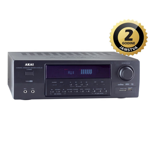 AKAI pojačalo, 5.1, 300W, FM, BT, SD, USB, WDF, daljinski, crni AS110RA-320