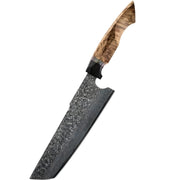 Damaskasti kuhinjski nož YU-37465 - Nakiri / Smeđa KP37465