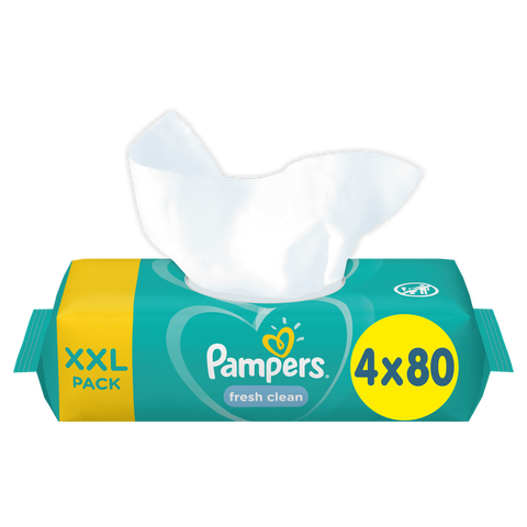 Pampers vlažne maramice Fresh Clean 4 x 80 komada
