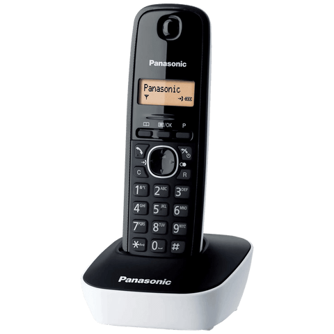 Panasonic telefon bežični, LED display, bijelo/crni, KX-TG1611FXW