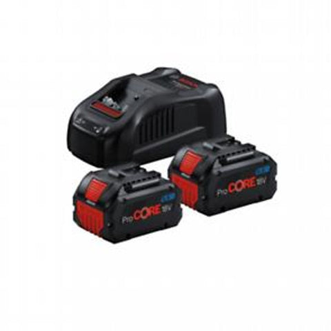 BOSCH Starter set PC 18V 2x5,5Ah + GAL18V-40