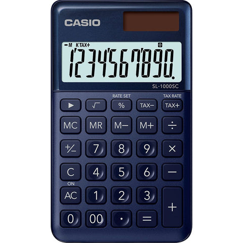 Kalkulator CASIO SL-1000SC-NY plavi KARTON PAK. Bls