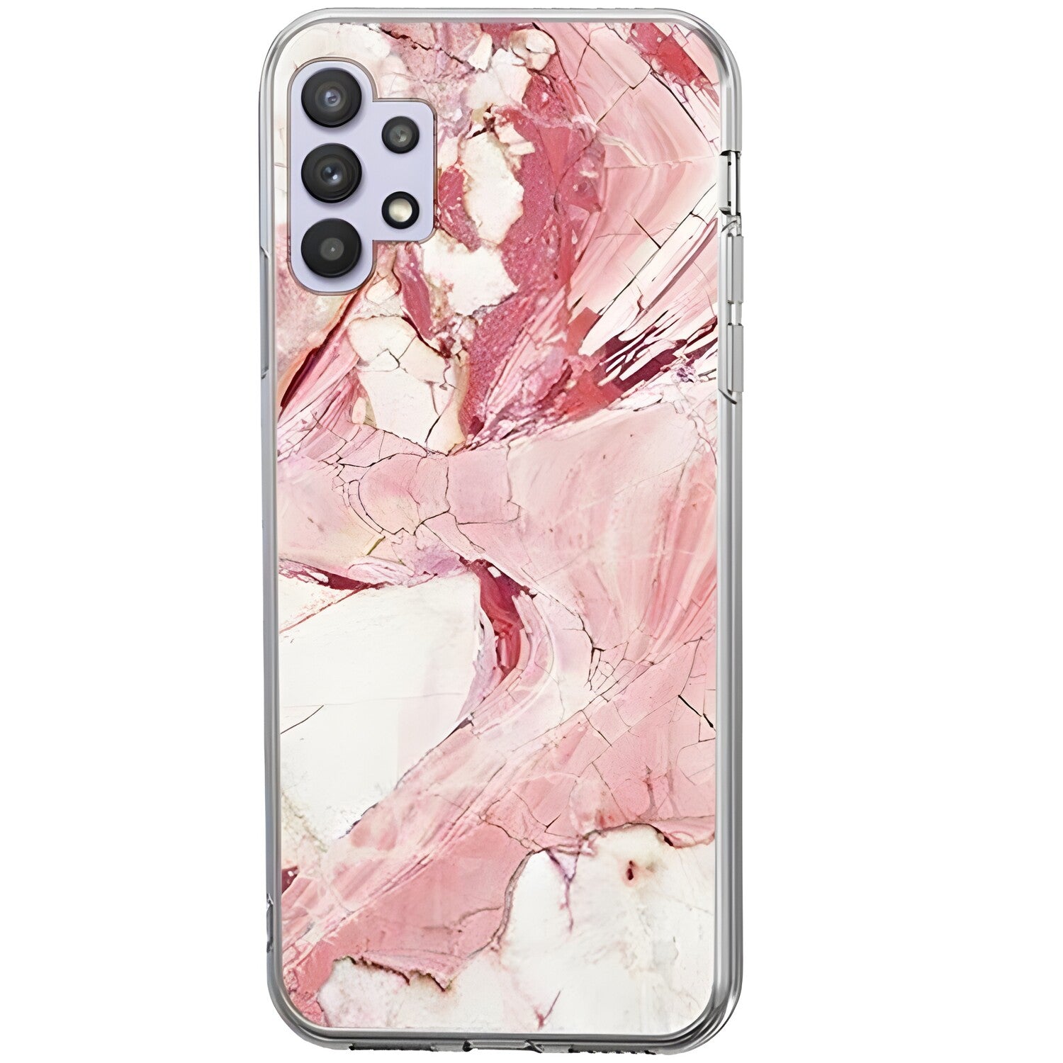 Wozinsky Marble silikonska futrola za Samsung Galaxy A32 5G - Roza KP10073