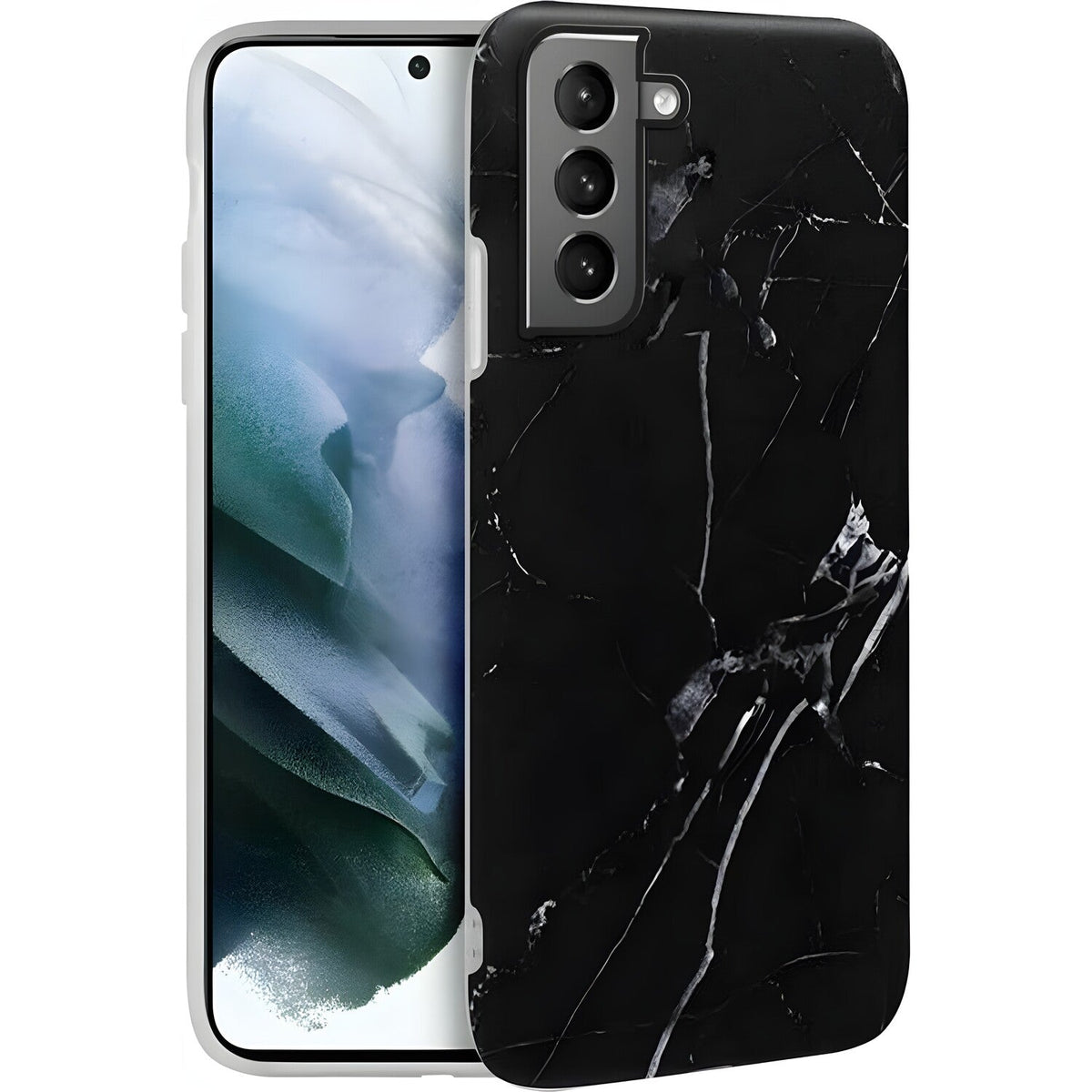 Wozinsky Marble silikonska futrola za Samsung Galaxy S21 Plus 5G/Galaxy S30 Plus - Crna