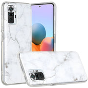 Wozinsky Marble silikonska futrola za Xiaomi Redmi Note 10/Redmi Note 10S - Bijela KP10091