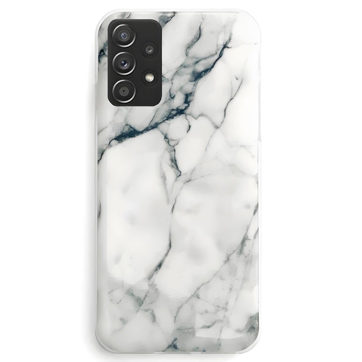Wozinsky Marble silikonska futrola za Samsung Galaxy A72 5G/Galaxy A72 4G - Bijela KP10099