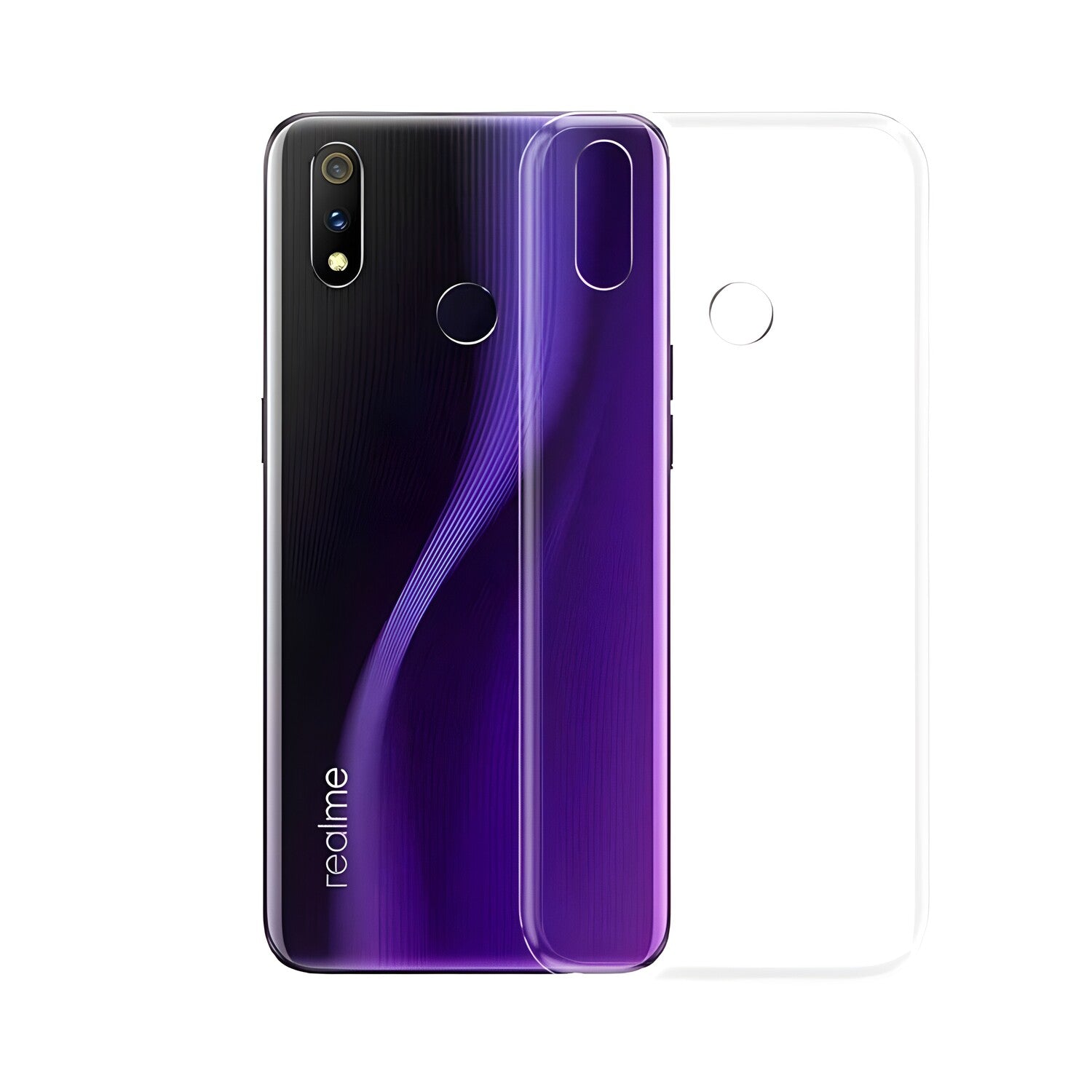 Silikonska futrola za Realme 5 - Prozirna KP13619