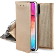 Elegantna magnetiska futrola za Samsung Galaxy M22 - Zlatna KP18966
