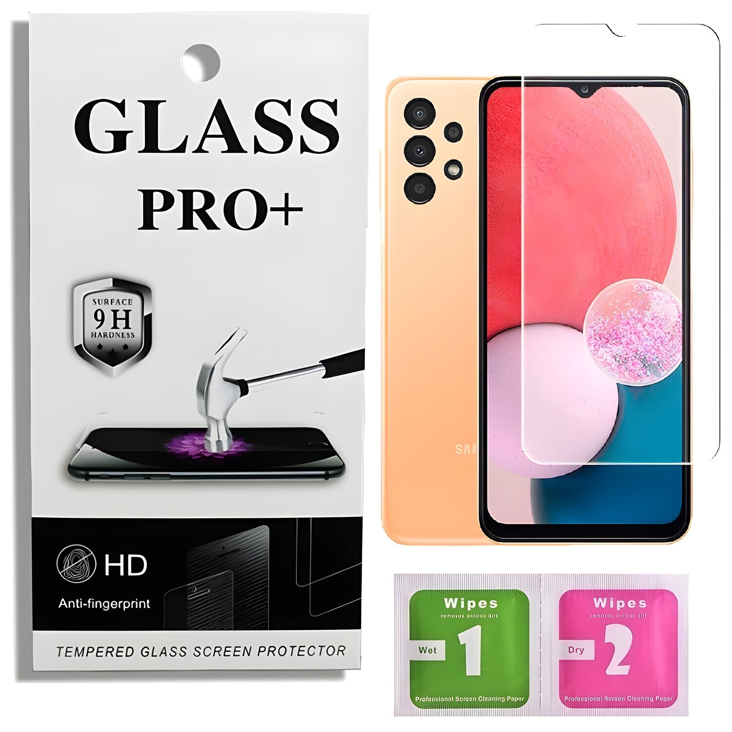 Prémično zaštitno staklo 9D Izmael za Samsung Galaxy A13 5G - Prozirna KP22884