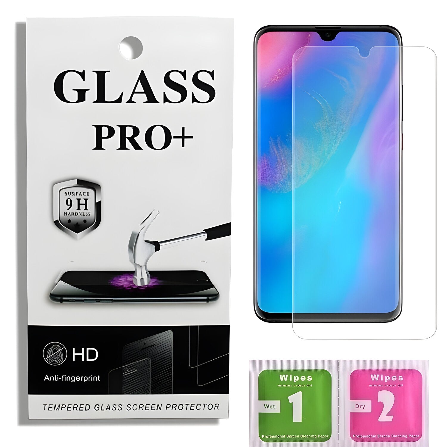 Prémično zaštitno staklo 9D Izmael za Samsung Galaxy A70 - Prozirna KP22900