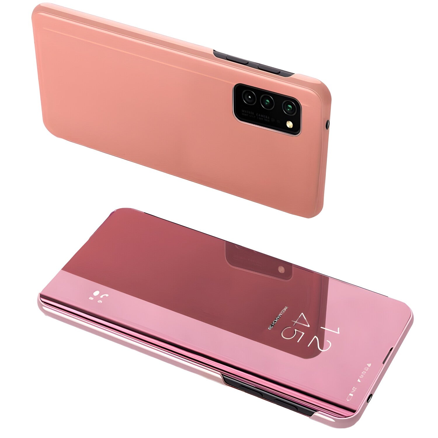Futrola Clear View za Samsung Galaxy A72 5G - Roza KP9038