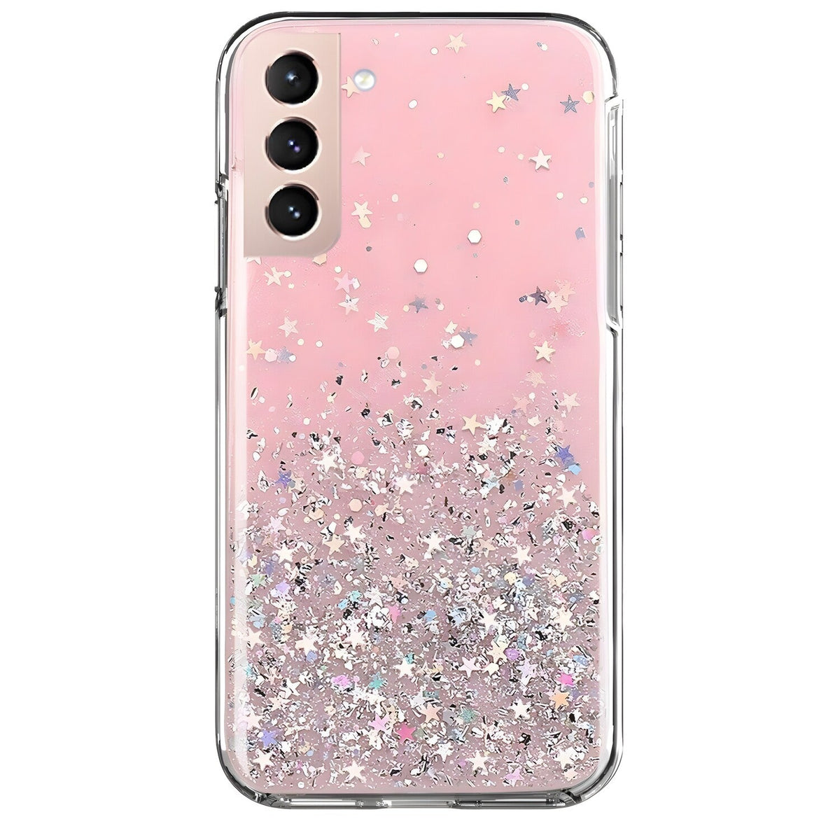 Wozinsky Star Glitter silikonska futrola za Samsung Galaxy S21 Plus 5G/Galaxy S30 Plus - Roza