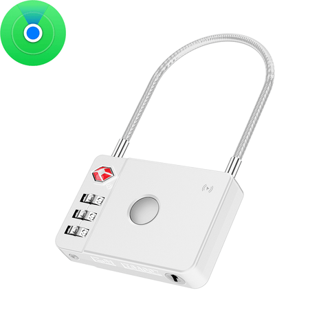 MiLi GPS Bluetooth MiLock Tracker HD-P16-L (samo za Apple) brava za prtljagu bijela