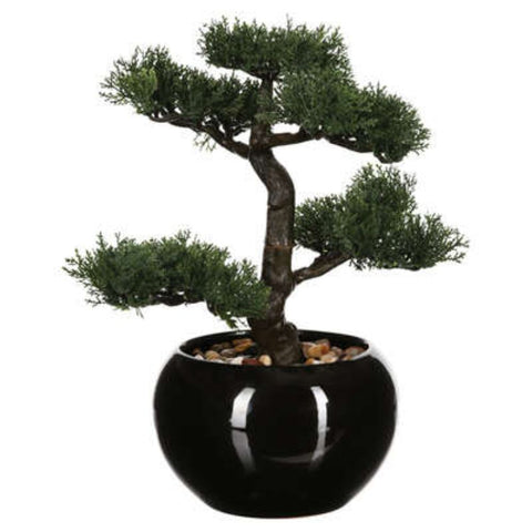 ATMOSPHERA UMJETNO CVIJEĆE BONSAI 36CM POLISTIREN/KERAMIKA CRNA