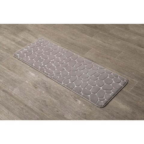 TENDANCE KUPAONSKI TEPIH PEBBLE 45X120 CM MEMORIJSKA PJENA, BEŽ