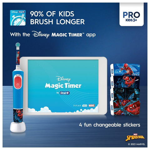 Oral-B Pro Kids 3+ Spiderman+putna torbica