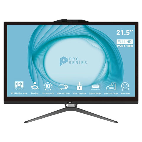 All-in-one MSI PRO AP222T 13M-091XEU i5 / 8GB / 256GB SSD / 21.5&quot; FHD / NoOS / crni