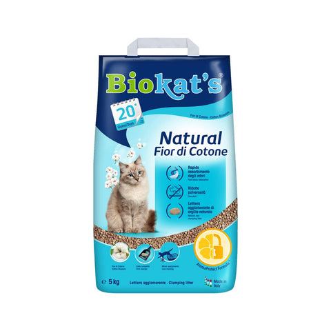 Biokat&#39;s Pijesak za mačke Natural cotton Blossom 5 kg