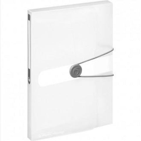 Mapa A5 s gumicom, polipropilen, hrbat 2,5 cm, prozirna, Herlitz