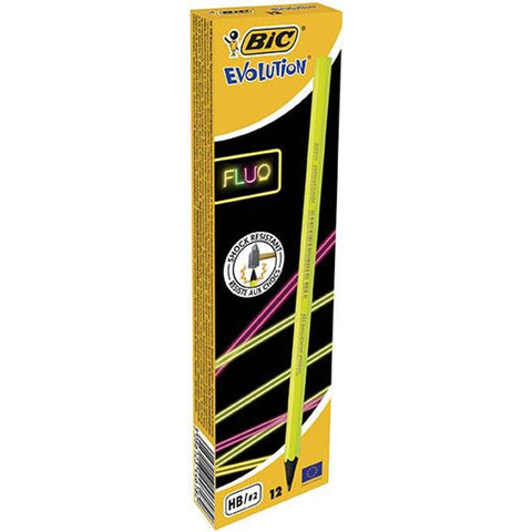 BiC EVOLUTION FLUO OLOVKA BCL B12 KOM U PAKIRANJU