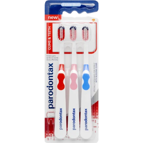 Parodontax četkica za zube Gums &amp; Teeth Extra Soft trio pack
