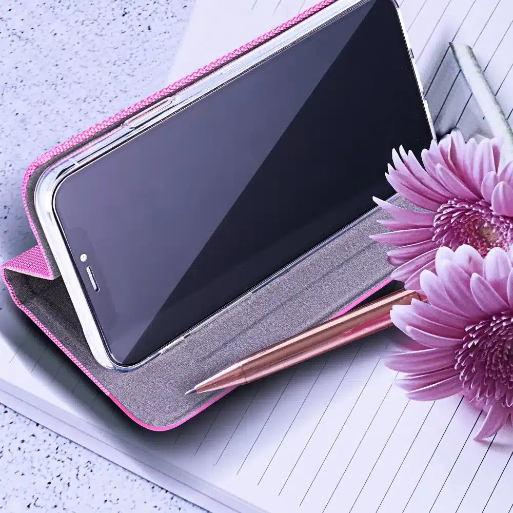 SENSITIVE Book preklopna maska za XIAOMI Redmi 14C – pink