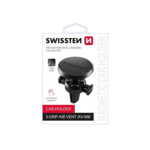 SWISSTEN držač za mobitel, metalni, magnet, za ventilaciju S-GRIP AIR VENT AV-M8