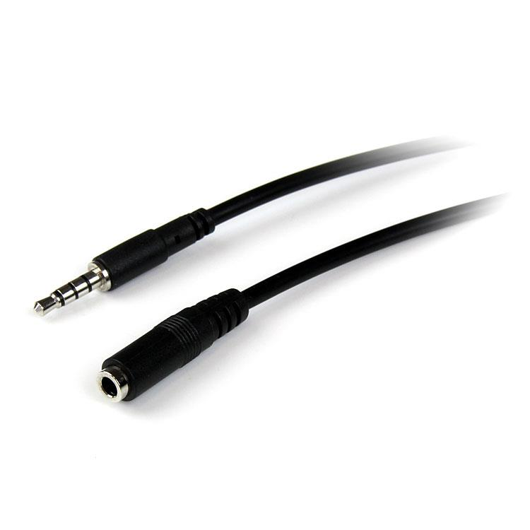 StarTech.com 1m 3.5mm/3.5mm audio kabel Crno